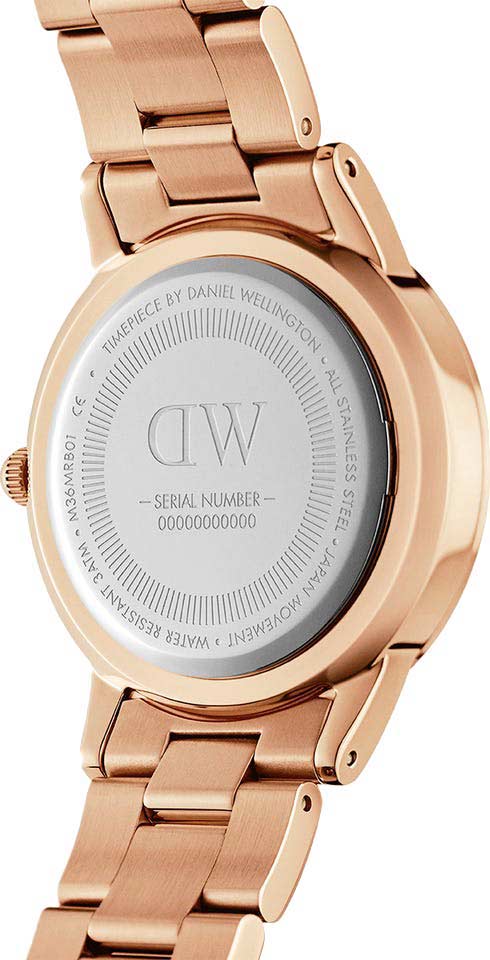 Оригинальные часы Daniel Wellington Daniel Wellington Iconic Link Amber DW00100461 кварцевые калибр механизма  общий вид