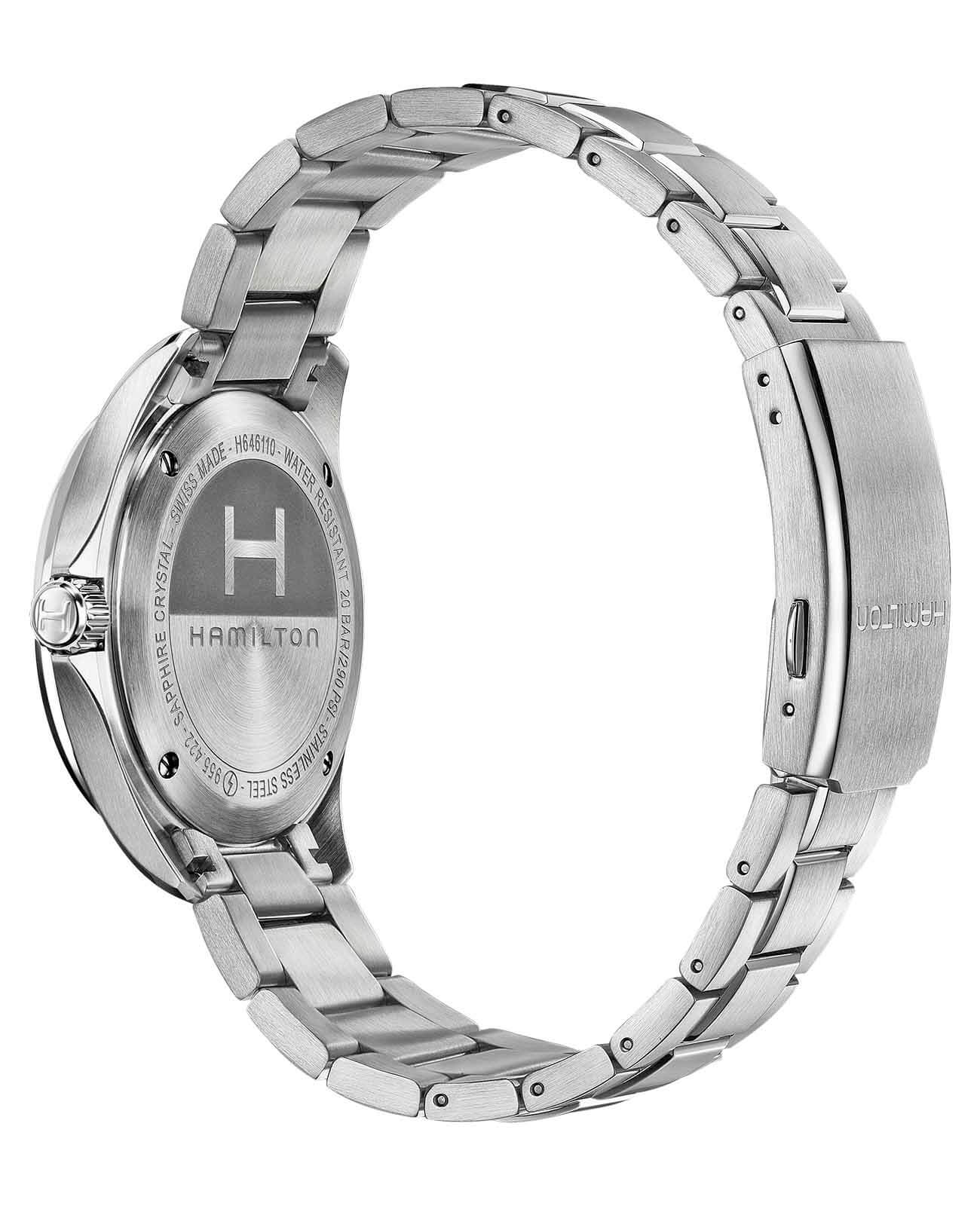 Оригинальные часы Hamilton Hamilton Khaki Aviation Pilot Day Date Quartz H64611135 кварцевые калибр механизма eta 955.422 общий вид