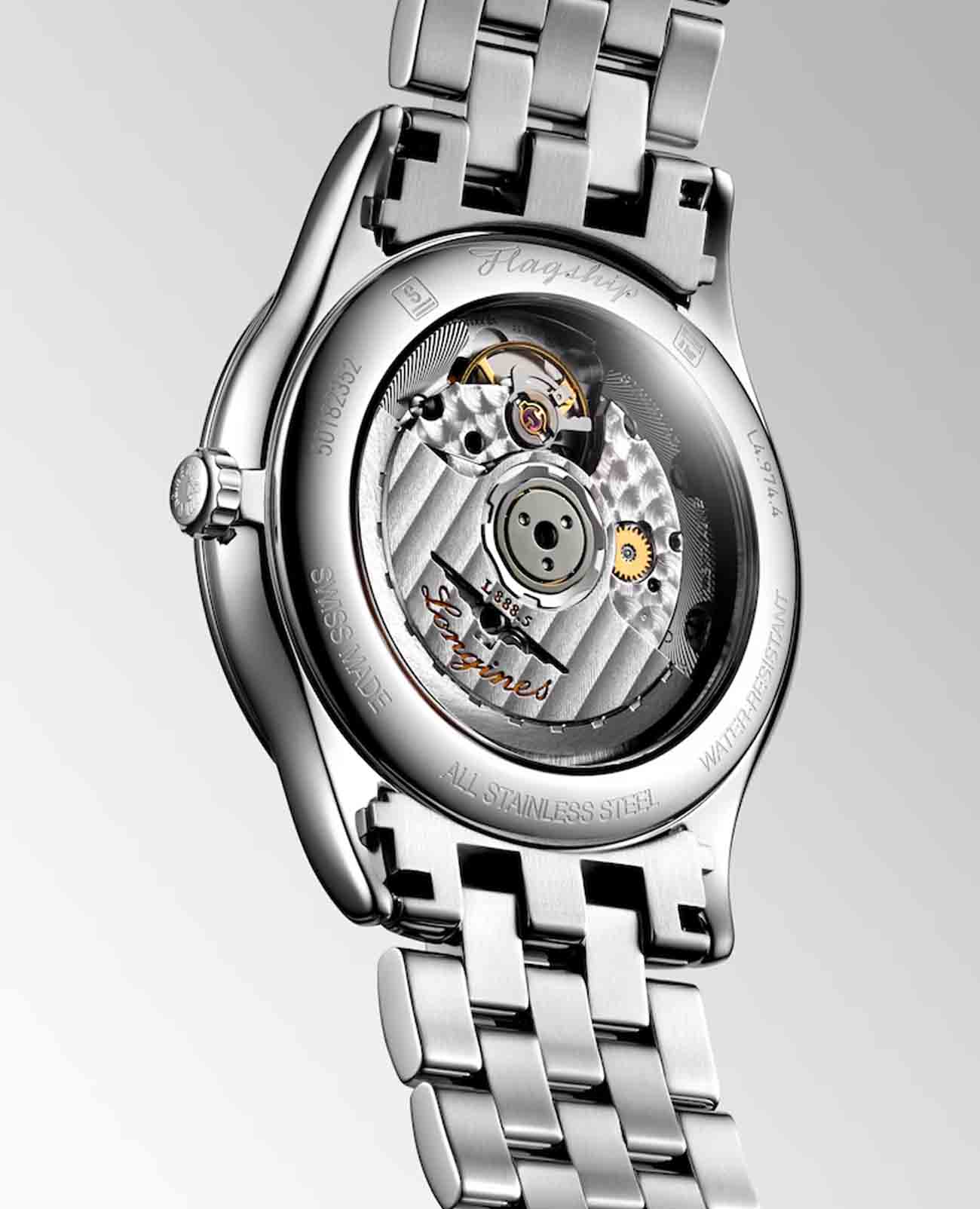 Longines Longines Flagship L4.974.4.72.6 , наручные мужские часы фото под углом