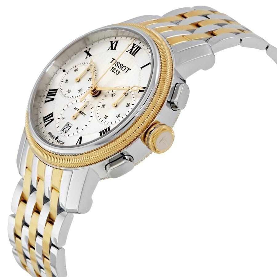 Tissot Tissot Bridgeport Automatic Valjoux T097.427.22.033.00 Bridgeport, наручные мужские часы фото под углом