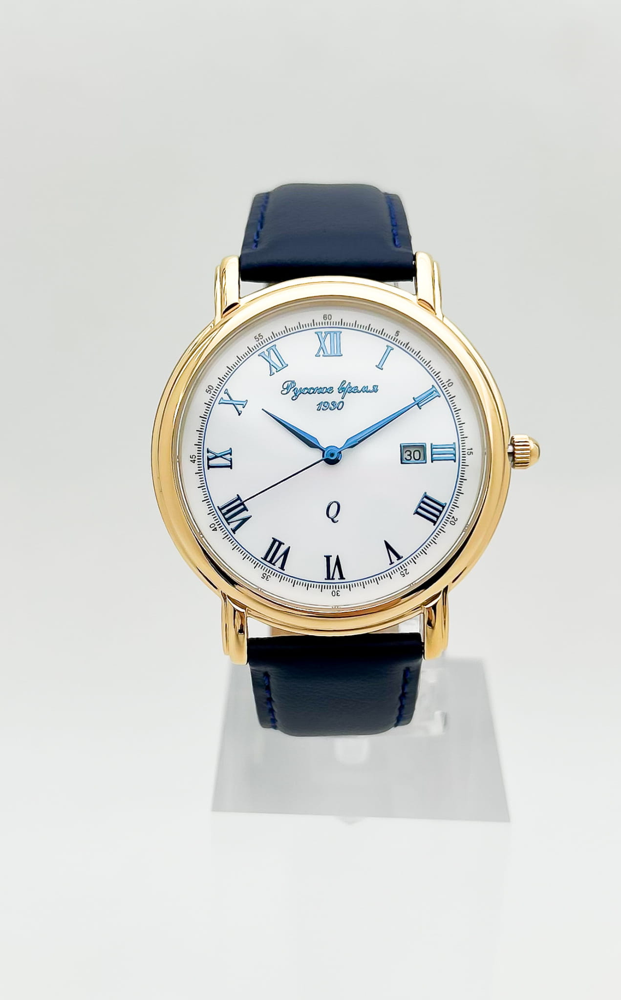 Русское Время Русское Время 1886530 кварцевые мужские часы часы крупный план белый циферблата