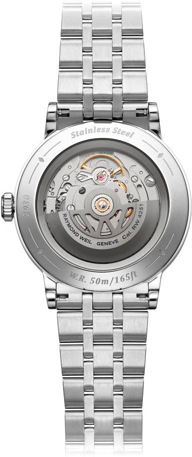 Raymond Weil Raymond Weil Millesime 2930-ST-52001  — детали корпуса и нержавеющая сталь
