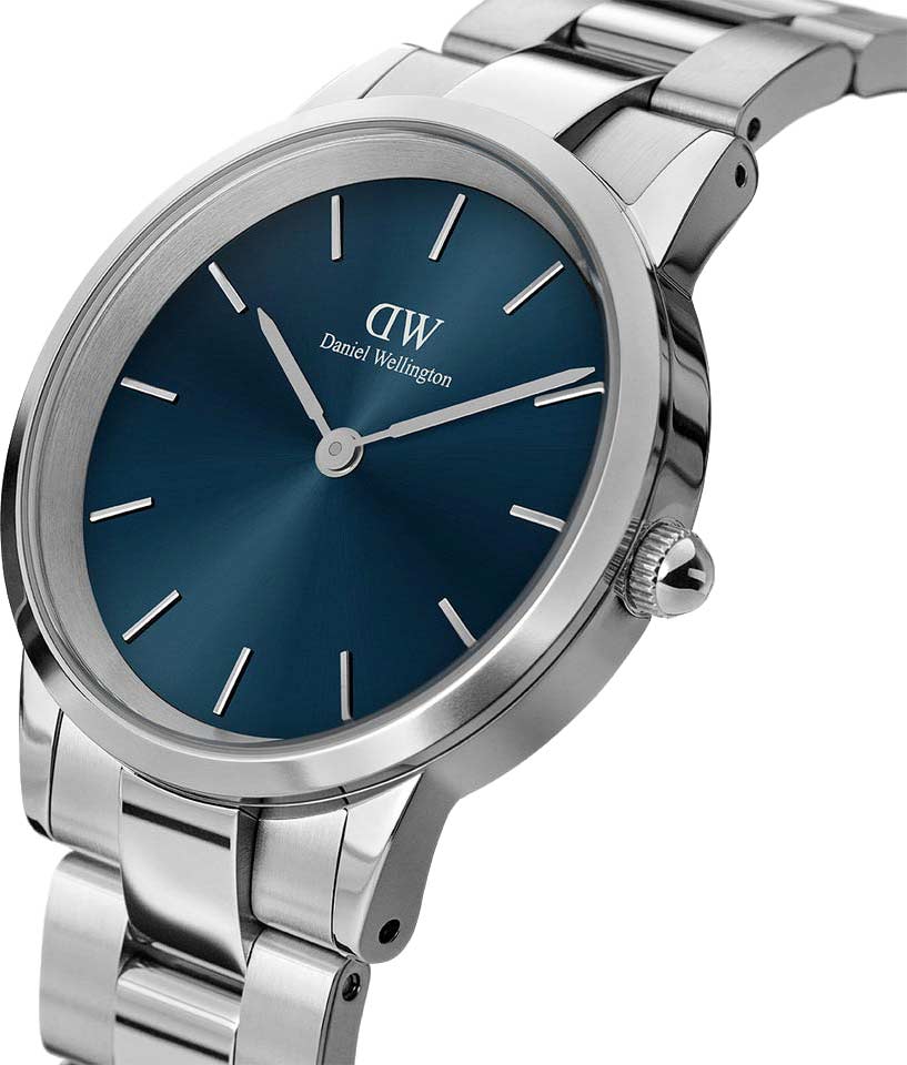 Daniel Wellington Daniel Wellington Iconic Link Arctic DW00100458 , наручные мужские часы фото под углом