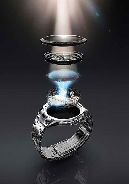 Оригинальные часы  Citizen AT2431-87L кварцевые калибр механизма  общий вид