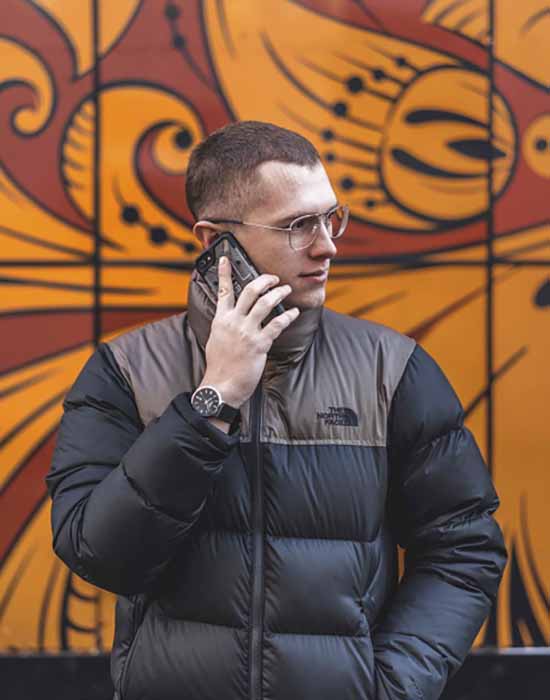 33 Element 33 Element 331808,  швейцария мужские часы на браслете кожаный боковой вид