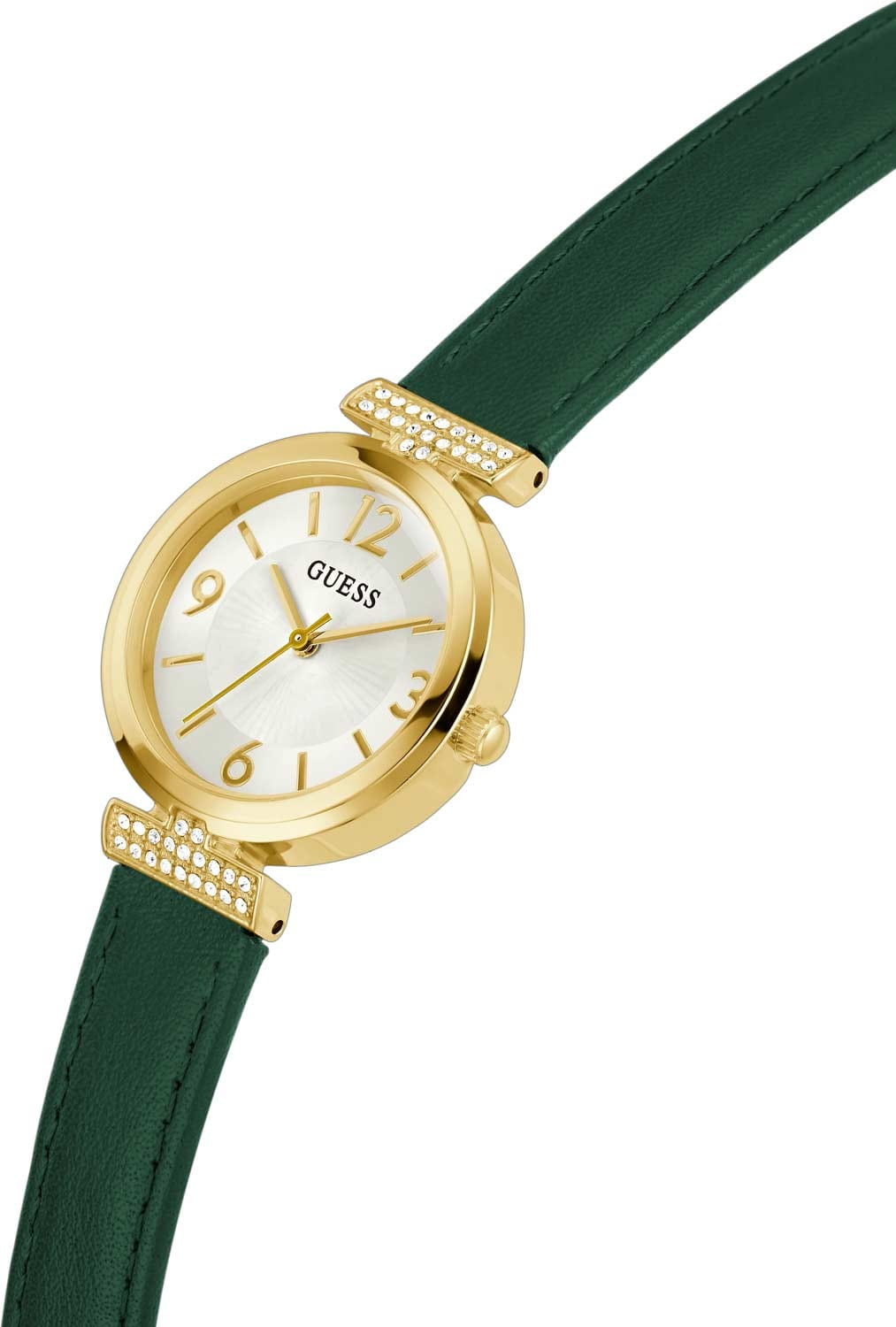 Guess Guess Dress Array GW0614L4,  сша женские часы на браслете кожаный боковой вид