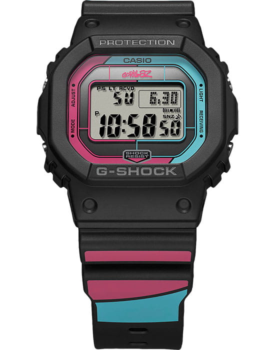 Casio Casio G-Shock x Gorillaz GW-B5600GZ-1 лимитированной серии - задняя крышка пластик корпуса, япония часы