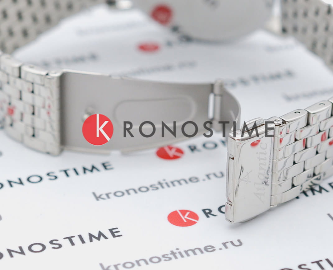 Atlantic Atlantic Seabase 60457.41.55 кварцевые мужские часы часы крупный план синий циферблата