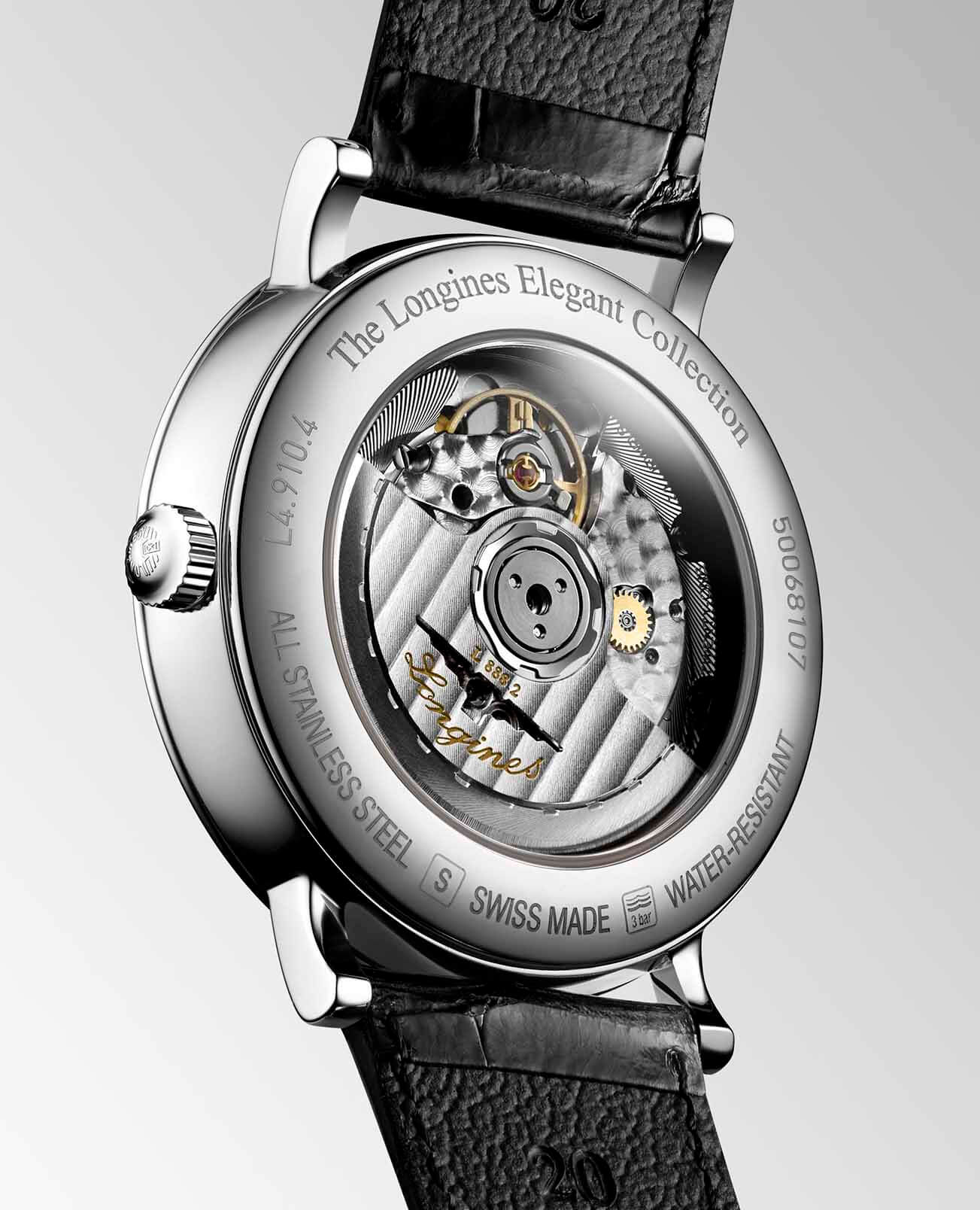 Оригинальные часы Longines Longines Elegant Collection L4.910.4.72.2 механические калибр механизма l888 общий вид