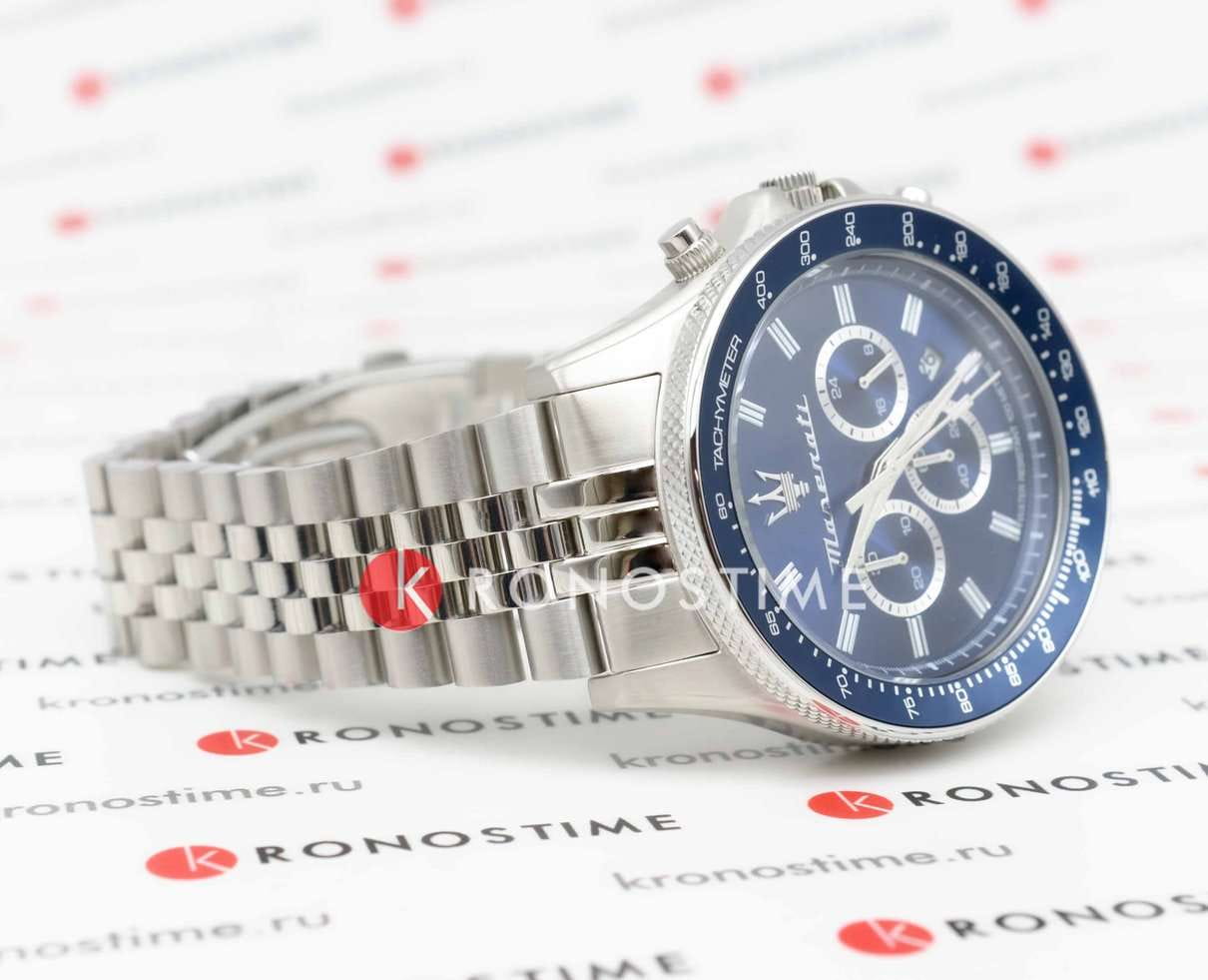 Оригинальные часы Maserati Maserati Sfida Chronograph R8873640025 кварцевые калибр механизма miyota js25 общий вид