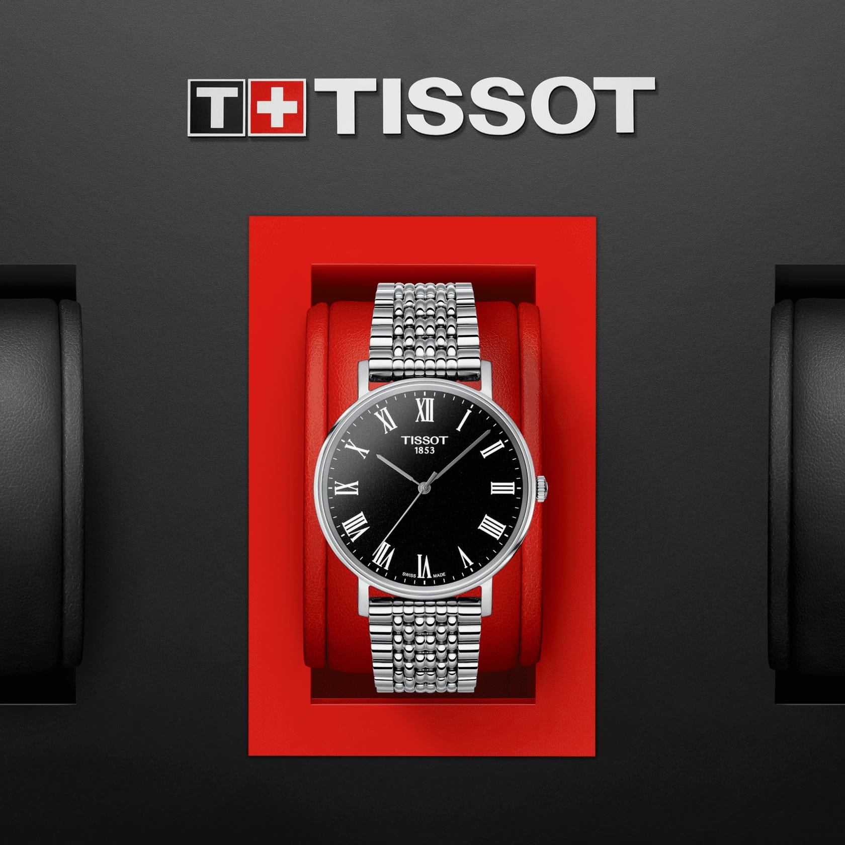 Tissot Tissot Everytime Medium T109.410.11.053.00, t-classic швейцария мужские часы на браслете нержавеющая сталь боковой вид