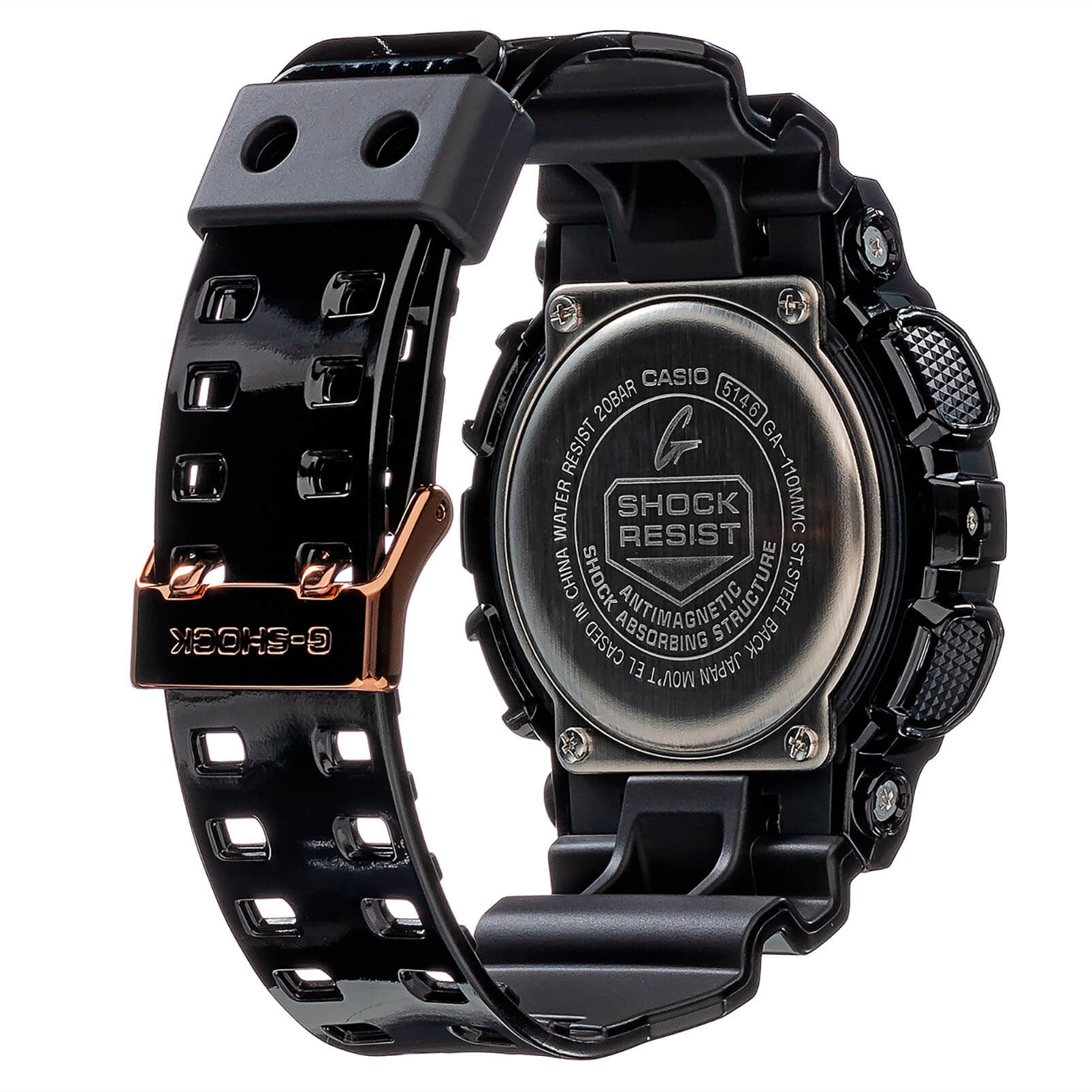 Casio Casio G-Shock GA-110MMC-1A, g-shock япония мужские часы на браслете пластик боковой вид