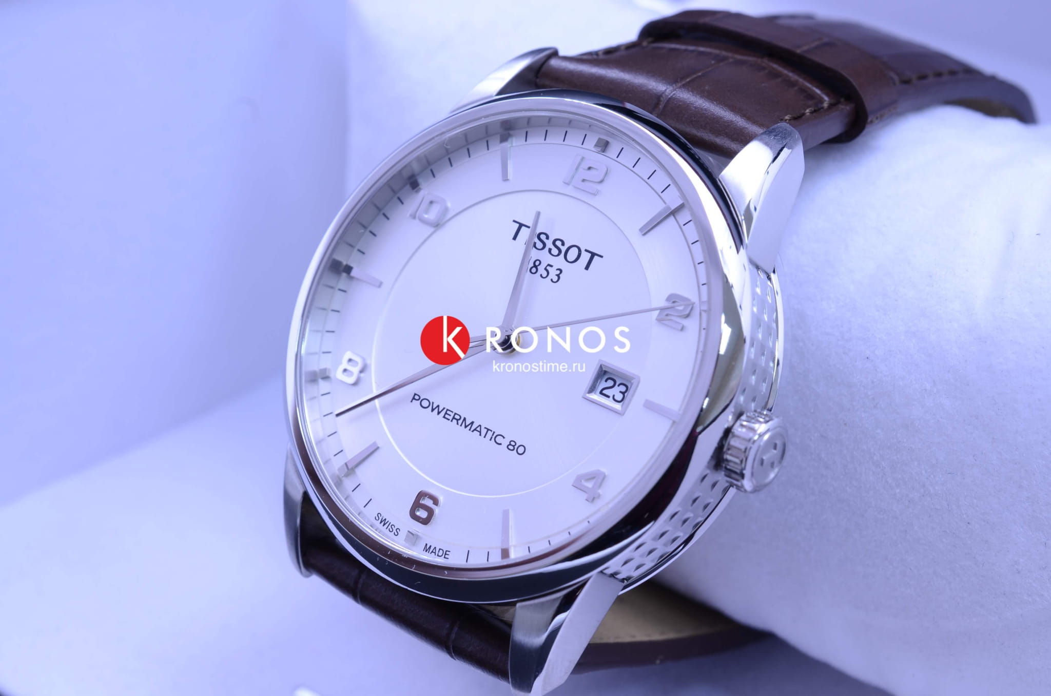 Tissot Tissot Luxury Powermatic 80 T086.407.16.037.00  — детали корпуса и кожаный