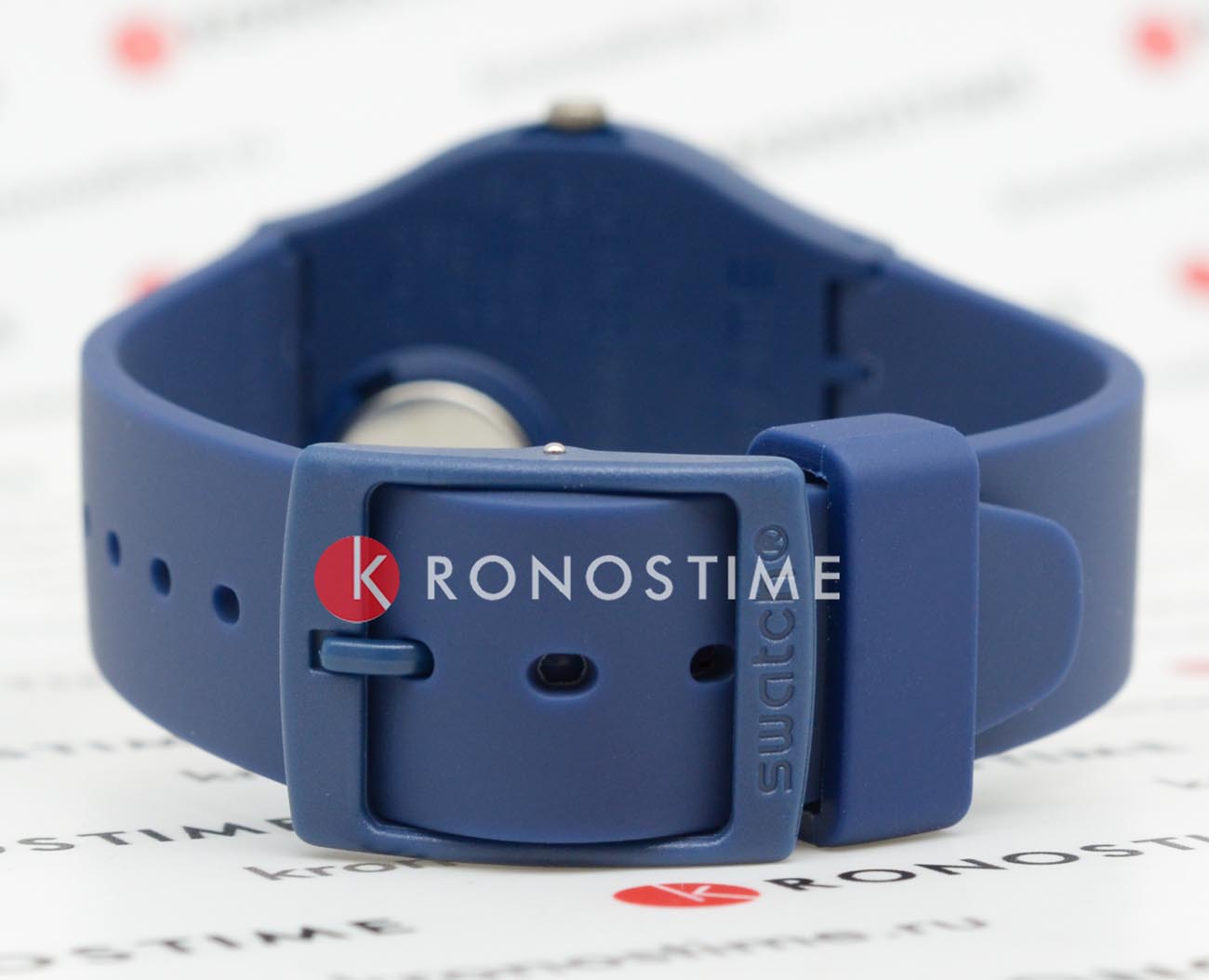 Swatch Swatch Gent Biosourced Lacquered SO28N118 кварцевые мужские часы часы крупный план синий циферблата