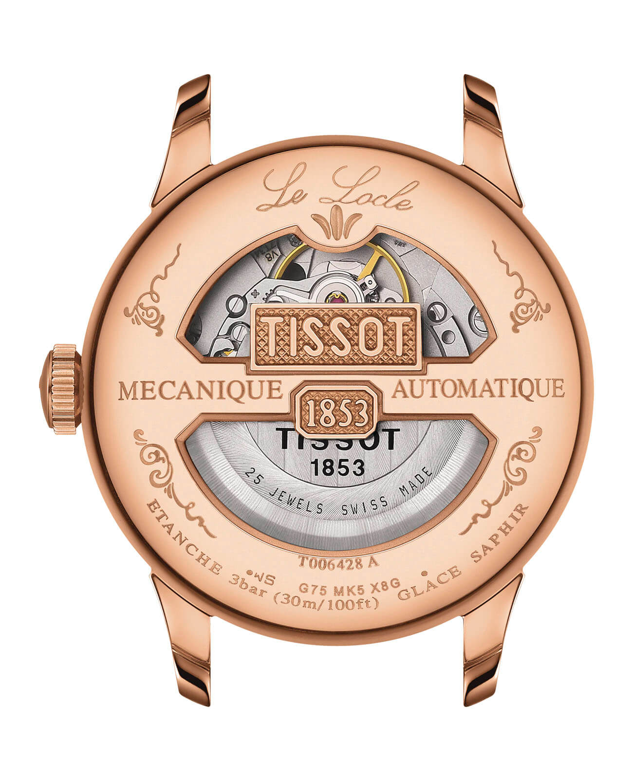 Tissot Tissot Le Locle Automatic Petite Seconde T006.428.36.052.00, t-classic швейцария мужские часы на браслете кожаный боковой вид