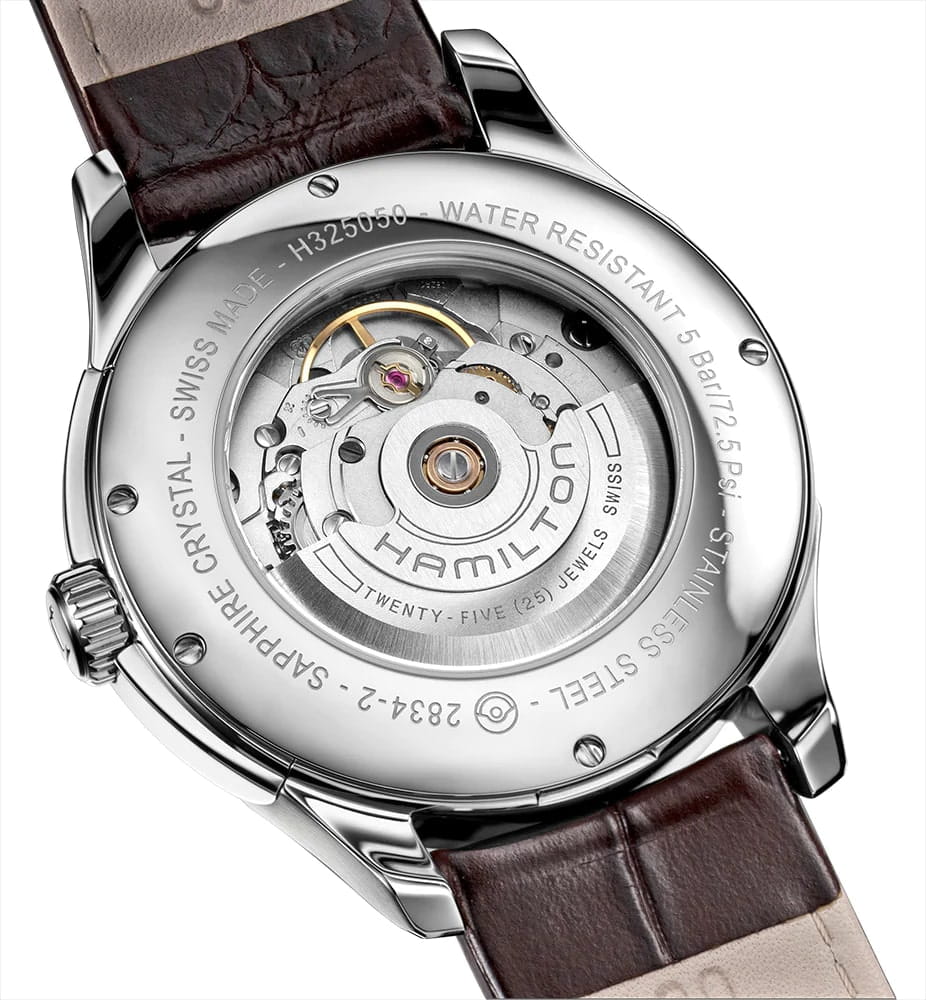 Оригинальные часы Hamilton Hamilton Jazzmaster Day Date Auto H32505511 механические калибр механизма h-40 общий вид