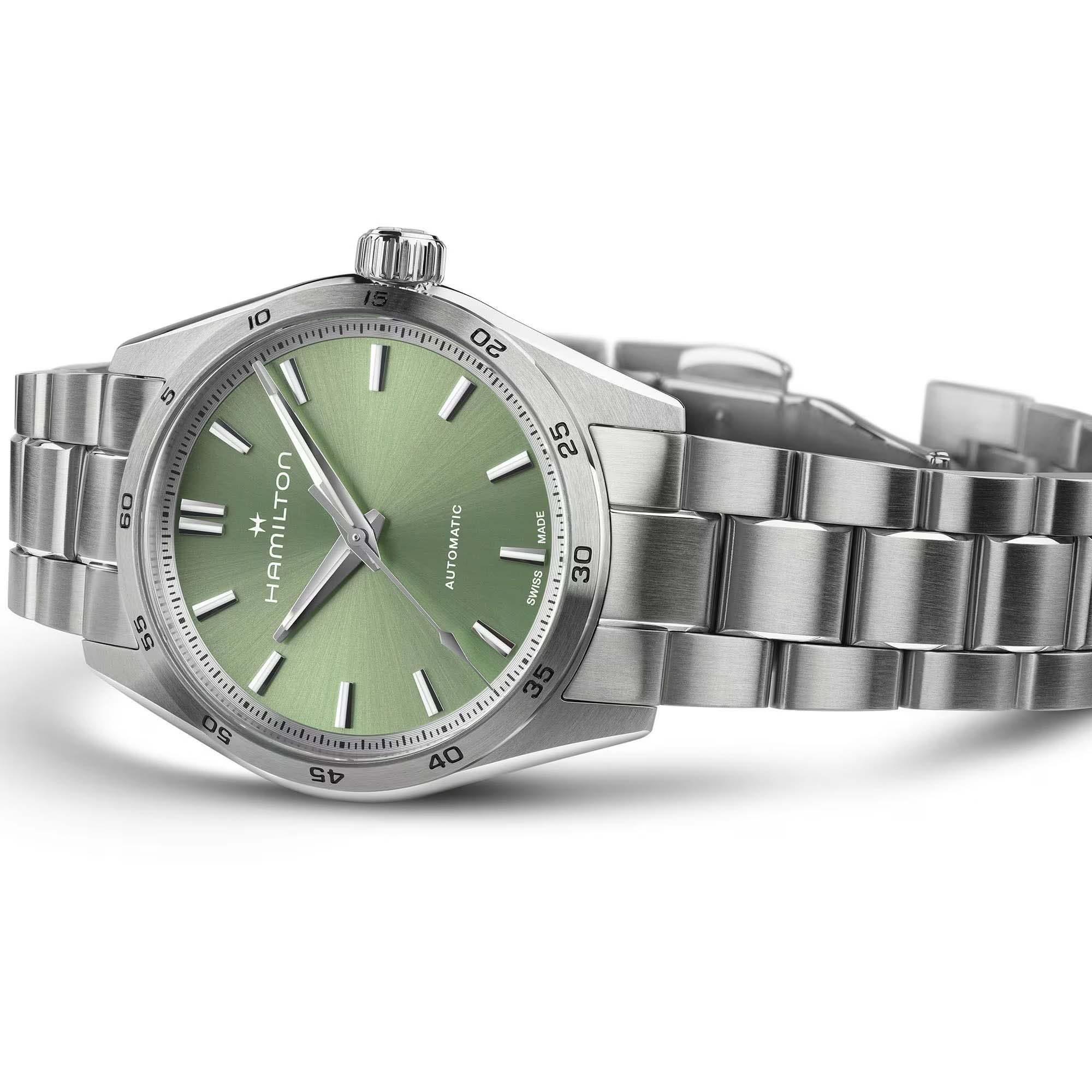 Оригинальные часы Hamilton Hamilton Jazzmaster Performer Auto H36105160 механические калибр механизма h-10 общий вид