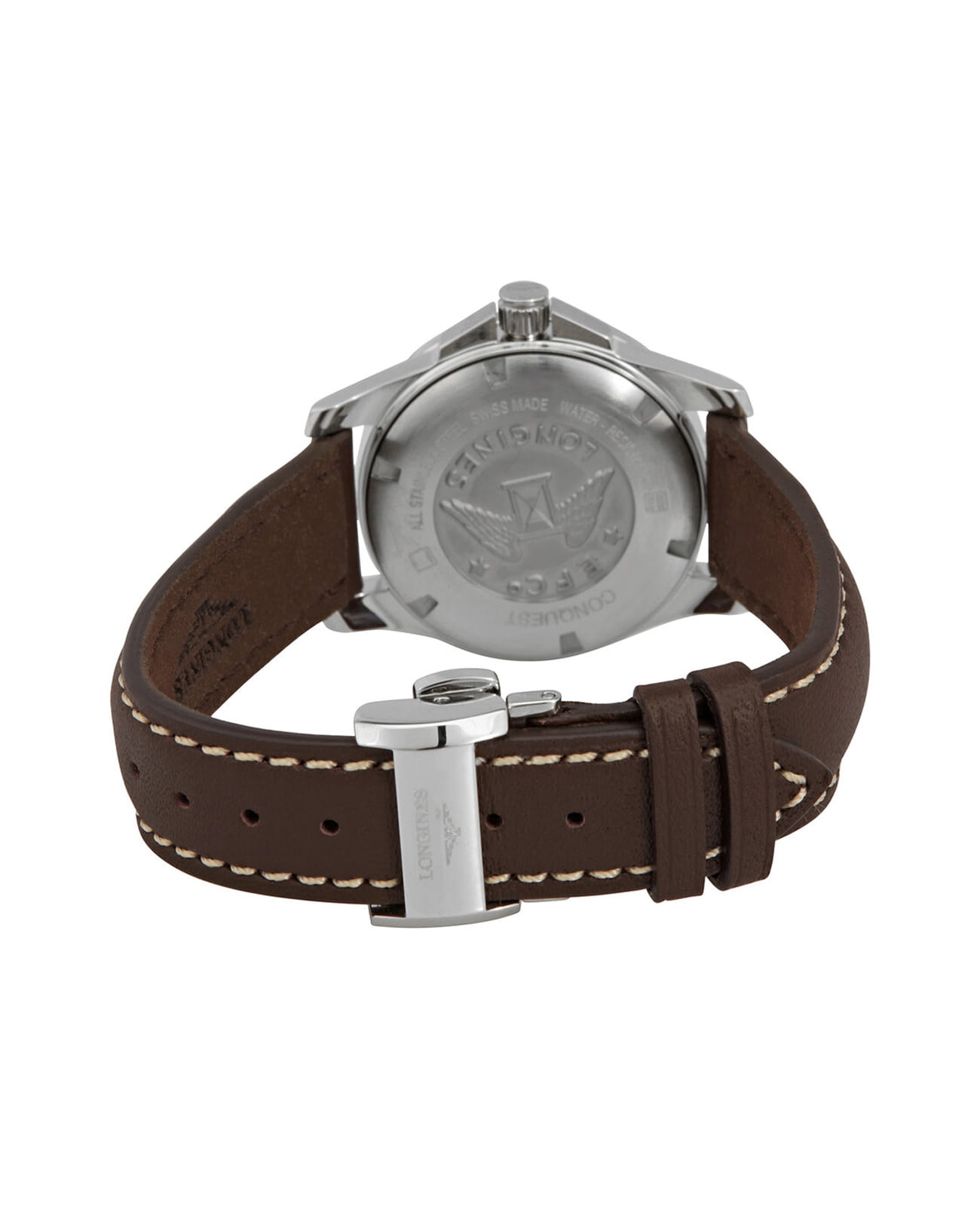 Longines Longines Conquest L3.376.4.76.5 , наручные женские часы фото под углом