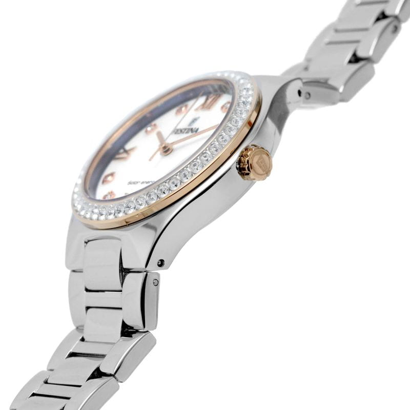 Festina Festina Solar F20658/1,  испания женские часы на браслете нержавеющая сталь 316l боковой вид