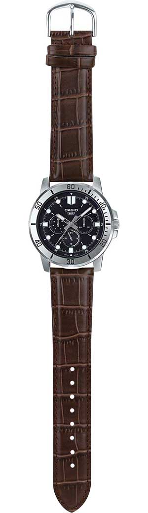 Casio Casio Collection MTP-VD300L-1EUDF (MTP-VD300L-1E) мужские часы черный циферблат на запястье