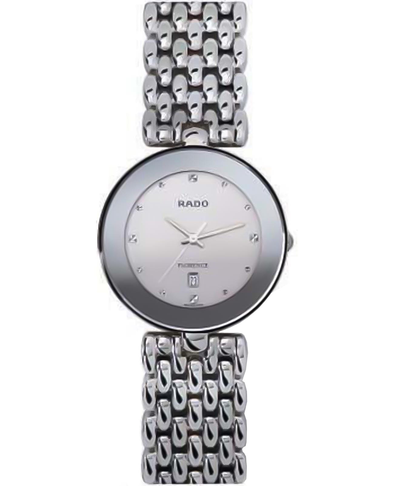 Rado Rado Florence Rondo R48742103  R48742103 кварцевые мужские часы серебристый циферблат, браслет нержавеющая сталь — вид спереди