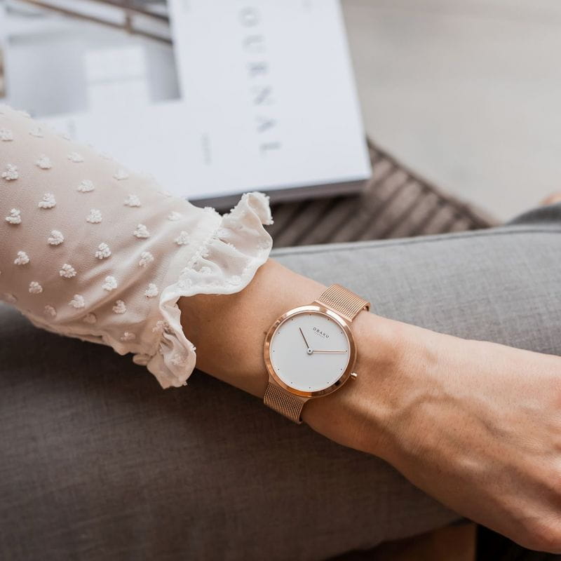 Obaku Obaku Mesh V269LXVWMV дания наручные женские часы заводная головка с логотипом Obaku