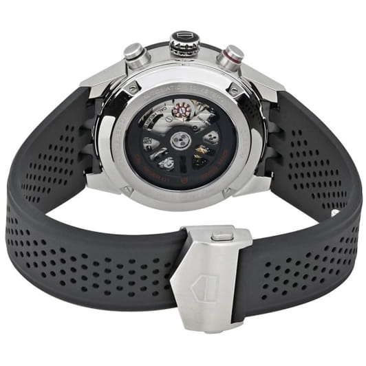 TAG Heuer TAG Heuer Carrera CAR201V.FT6046, carrera швейцария мужские часы на браслете каучук боковой вид