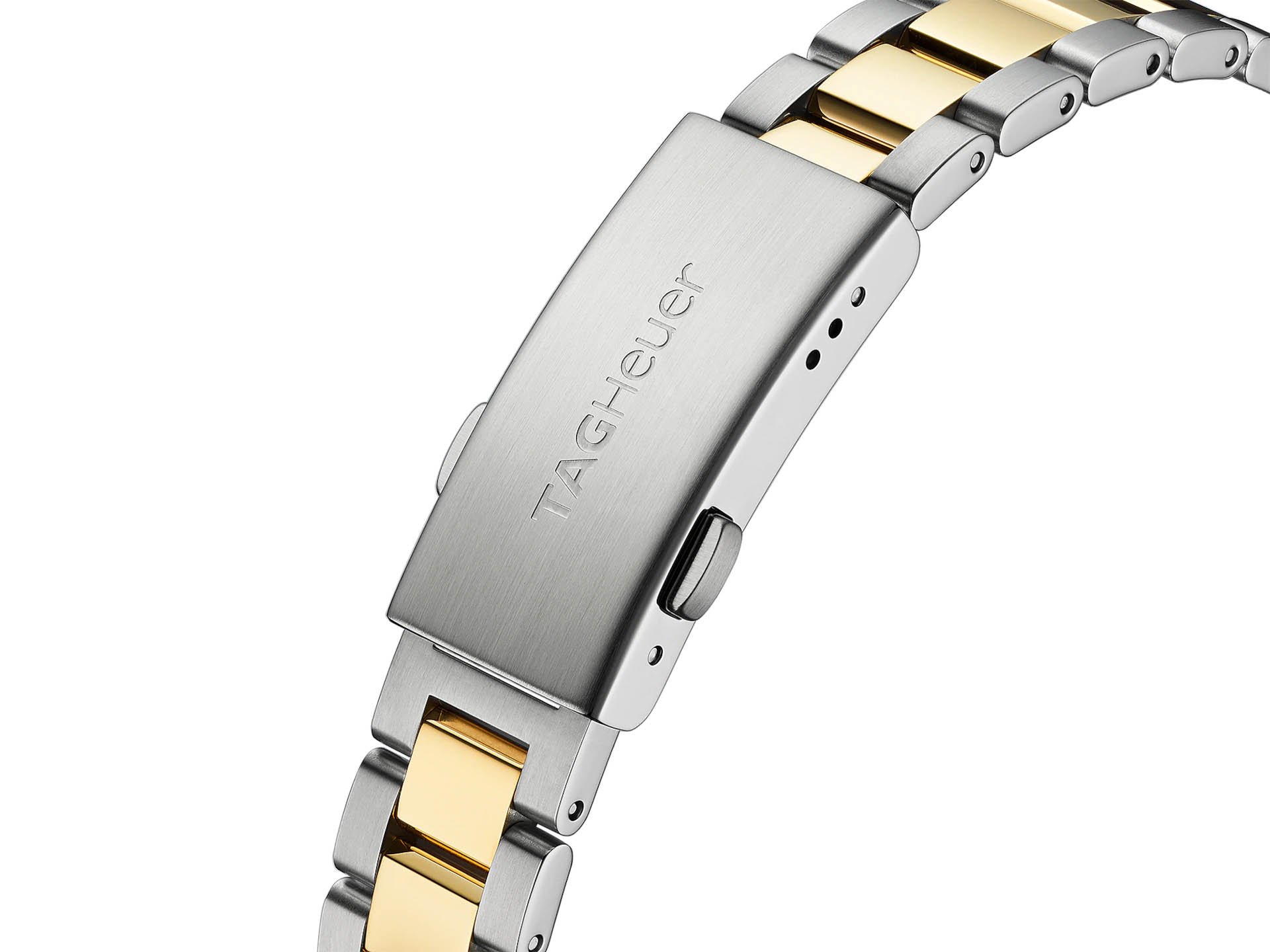 TAG Heuer TAG Heuer Aquaracer WBD1423.BB0321, aquaracer швейцария женские часы на браслете сталь + золото боковой вид