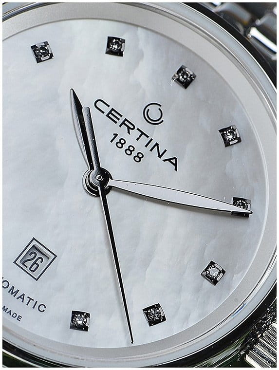 Certina Certina DS Podium Lady Automatic 29mm C001.007.11.116.00, ds podium швейцария женские часы на браслете нержавеющая сталь боковой вид