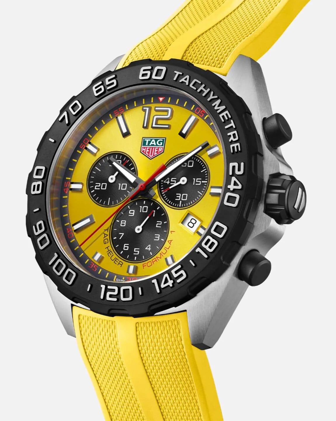 TAG Heuer TAG Heuer Formula 1 CAZ101AM.FT8054, formula 1 швейцария мужские часы на браслете каучук боковой вид