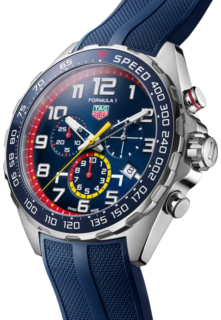 TAG Heuer TAG Heuer Formula 1 x Red Bull Racing CAZ101AL.FT8052, formula 1 швейцария мужские часы на браслете каучук боковой вид