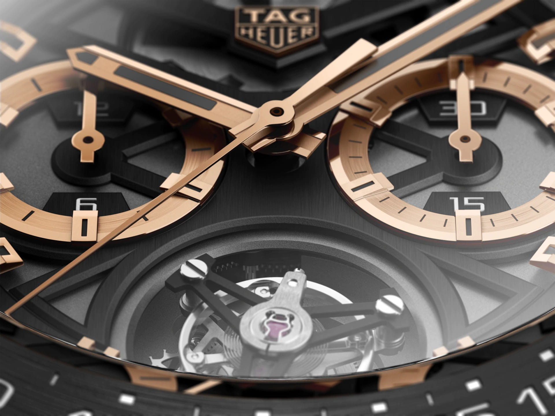 TAG Heuer TAG Heuer Carrera CAR5A5U.FC6377, carrera швейцария мужские часы на браслете каучук боковой вид