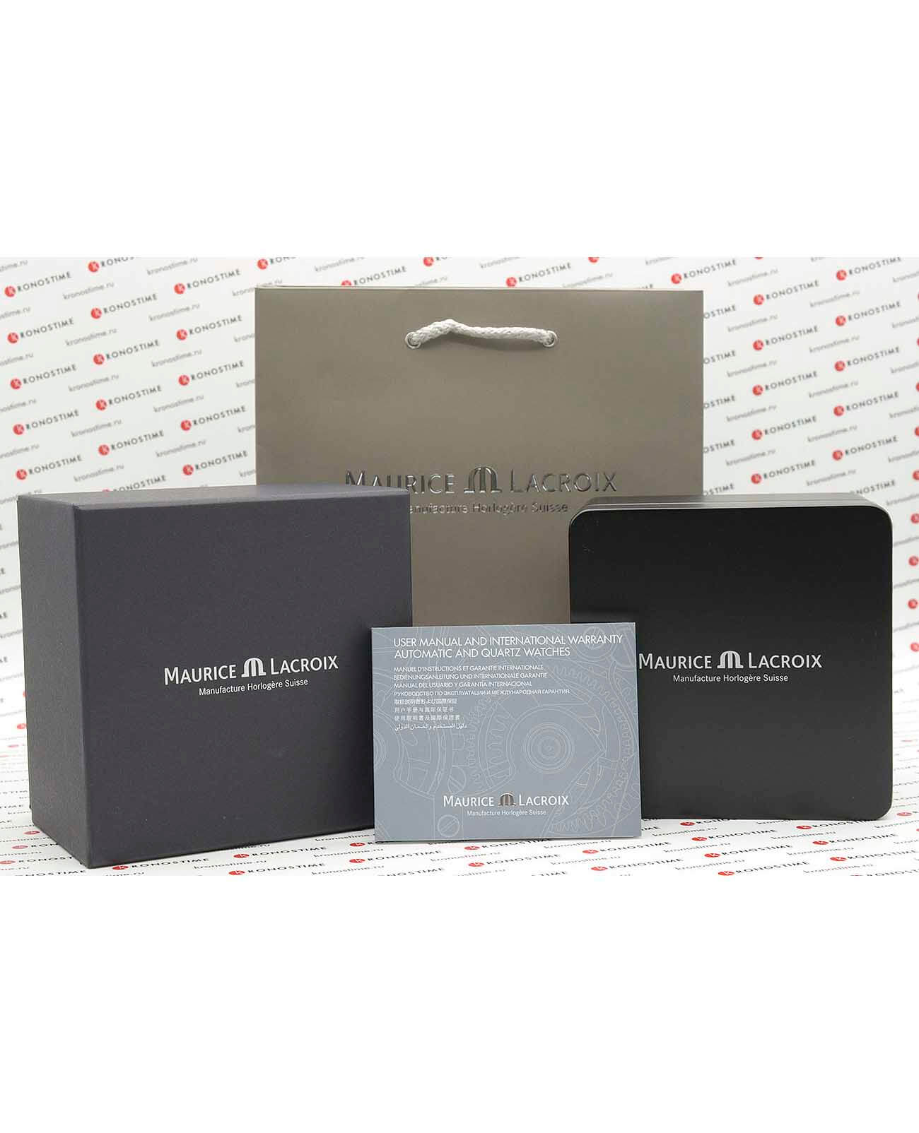 Оригинальные часы Maurice Lacroix Maurice Lacroix Aikon Automatic AI6006-SS002-370-2 механические калибр механизма ml115 общий вид