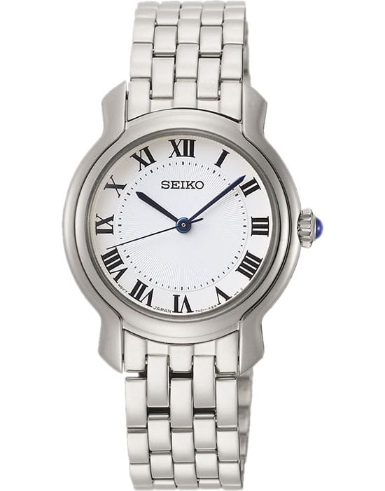 Seiko Seiko Conceptual Series Dress SRZ519P1  SRZ519P1 кварцевые женские часы белый циферблат, браслет нержавеющая сталь — вид спереди