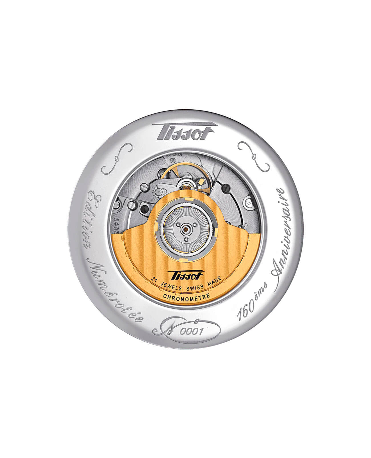 Tissot Tissot Automatic 160th Anniversary COSC T078.641.16.057.00 , наручные мужские часы фото под углом