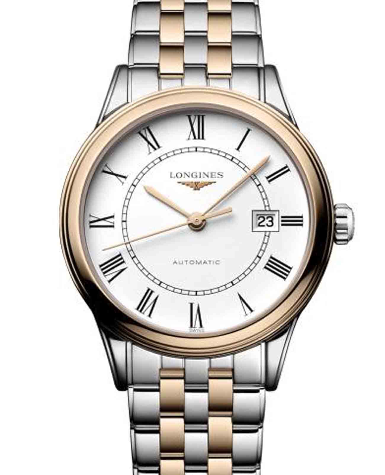Longines Longines Flagship L4.374.3.91.7 , наручные женские часы фото под углом