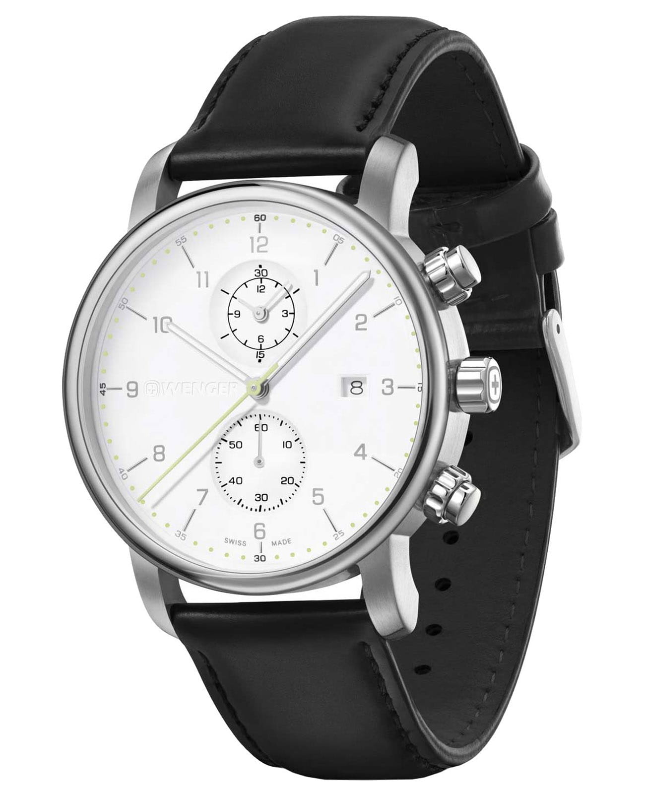 Wenger Urban classic 01.1743.123 , наручные мужские часы фото под углом