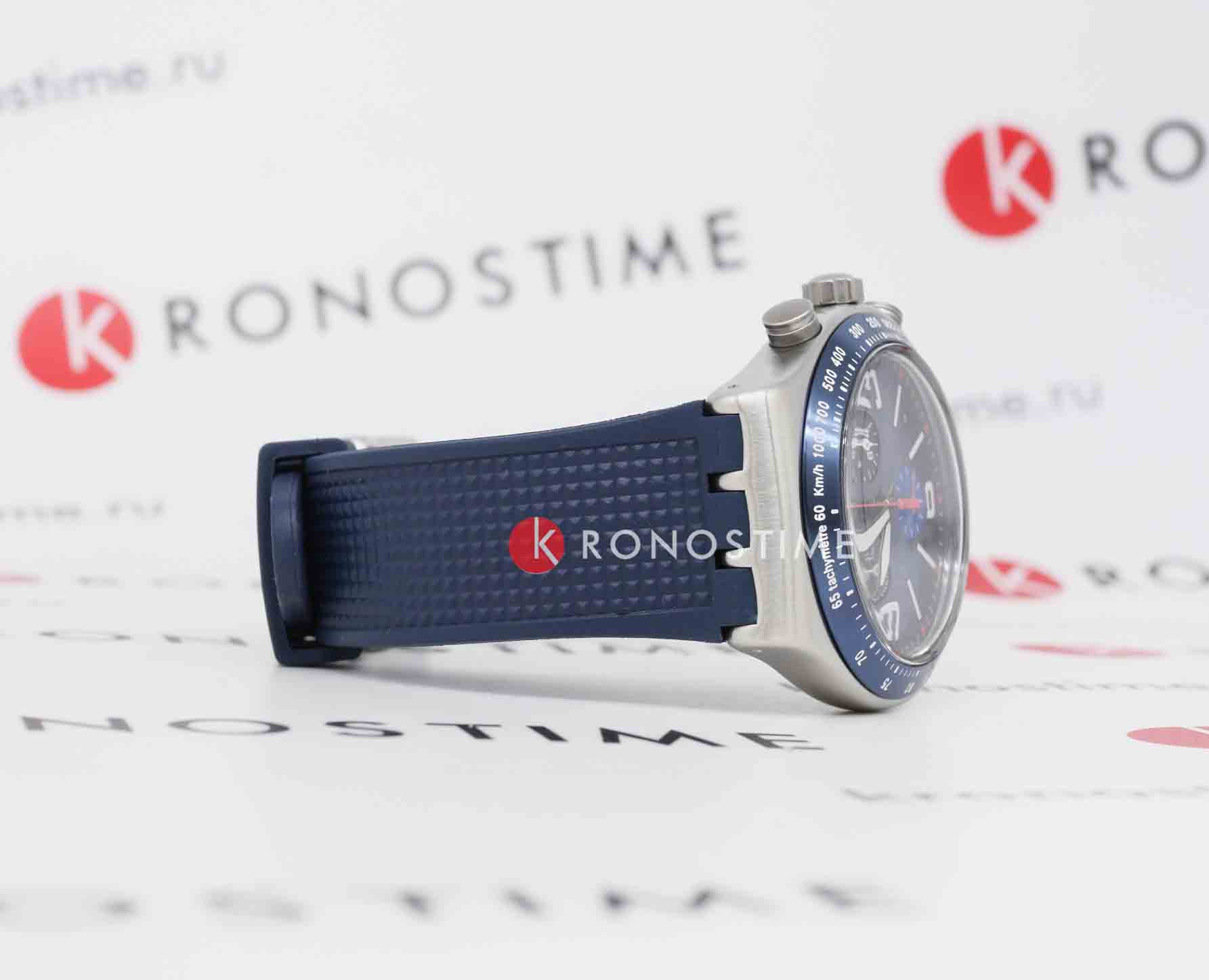 Оригинальные часы Swatch Swatch I New Chrono YVS454 кварцевые калибр механизма  общий вид