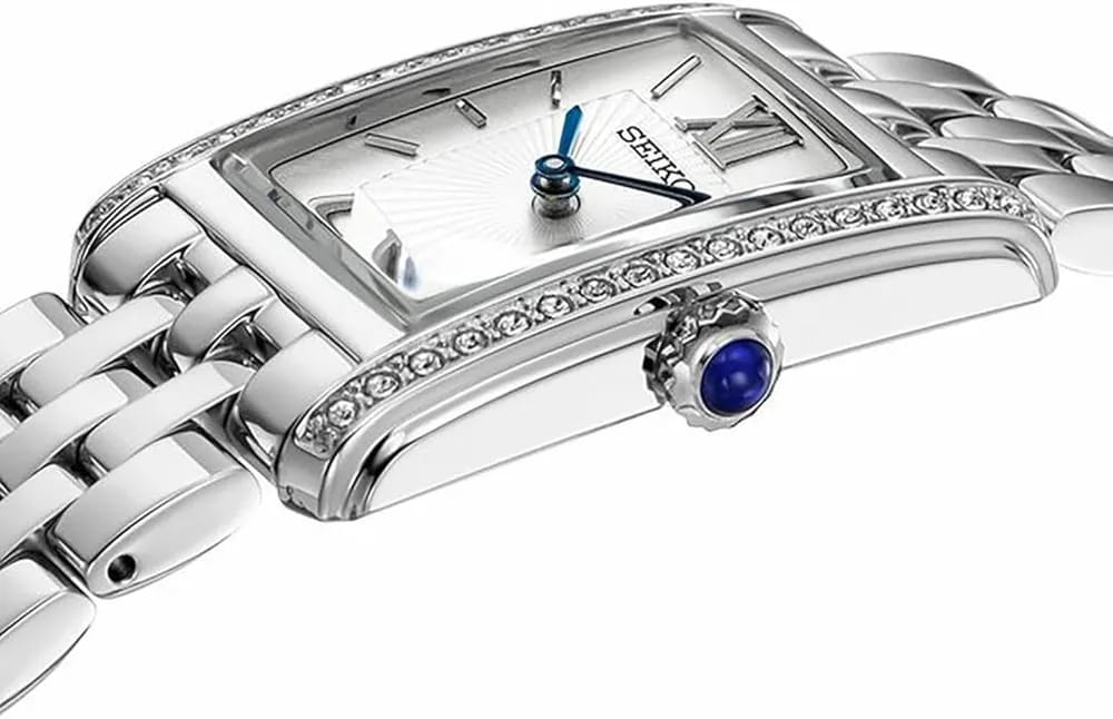 Seiko Seiko SWR091P1,  япония женские часы на браслете нержавеющая сталь боковой вид