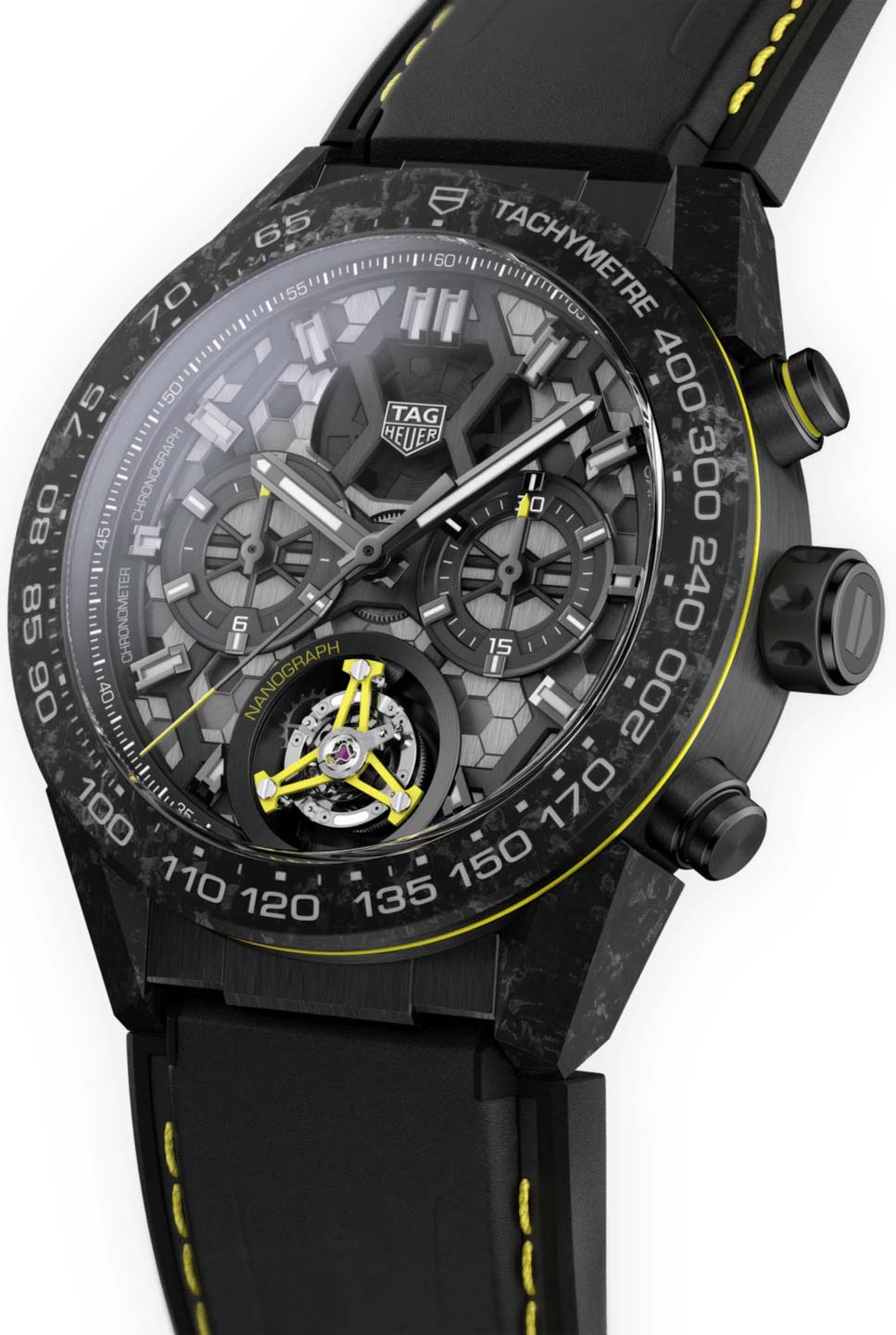 TAG Heuer TAG Heuer Carrera CAR5A96.FC6462, carrera швейцария мужские часы на браслете кожаный боковой вид