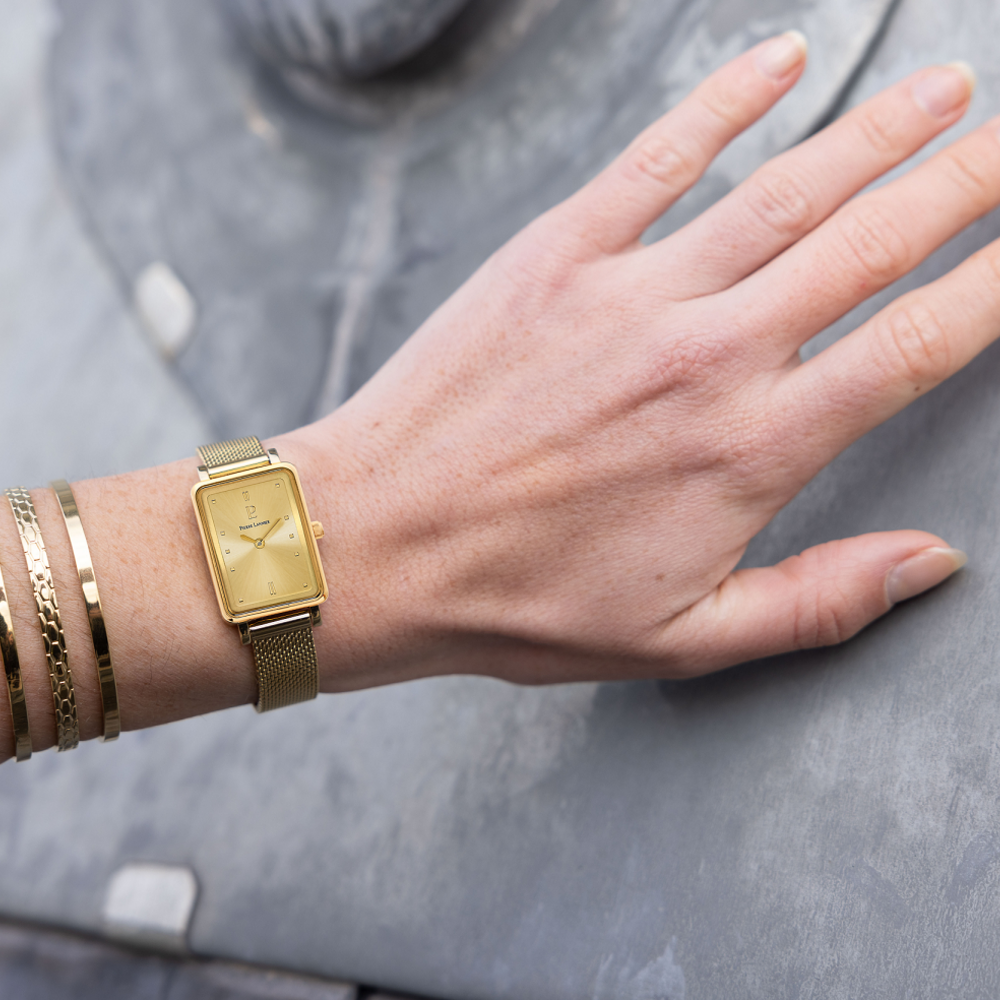 Pierre Lannier Pierre Lannier Ariane 052J542 женские часы золотой циферблат на запястье