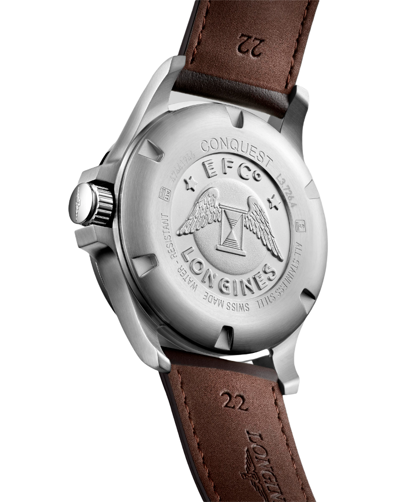 Longines Longines Conquest V.H.P. L3.726.4.76.5  , наручные мужские часы фото под углом