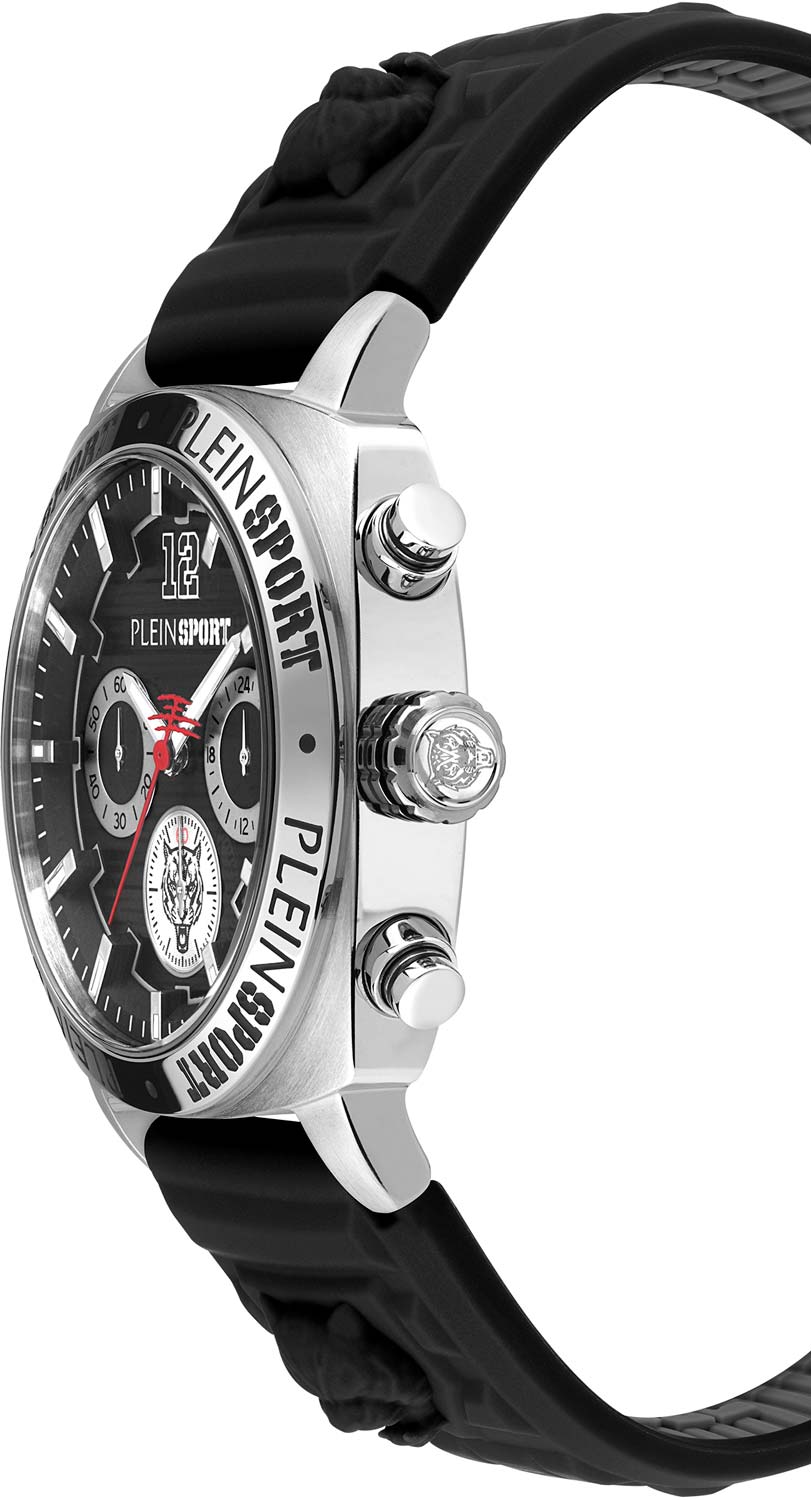 Plein Sport Plein Sport Wildcat PSGBA0623,  германия мужские часы на браслете силикон боковой вид