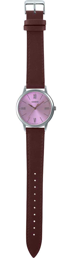 Casio Casio Collection MTP-E600L-5B кварцевые мужские часы часы крупный план розовый циферблата