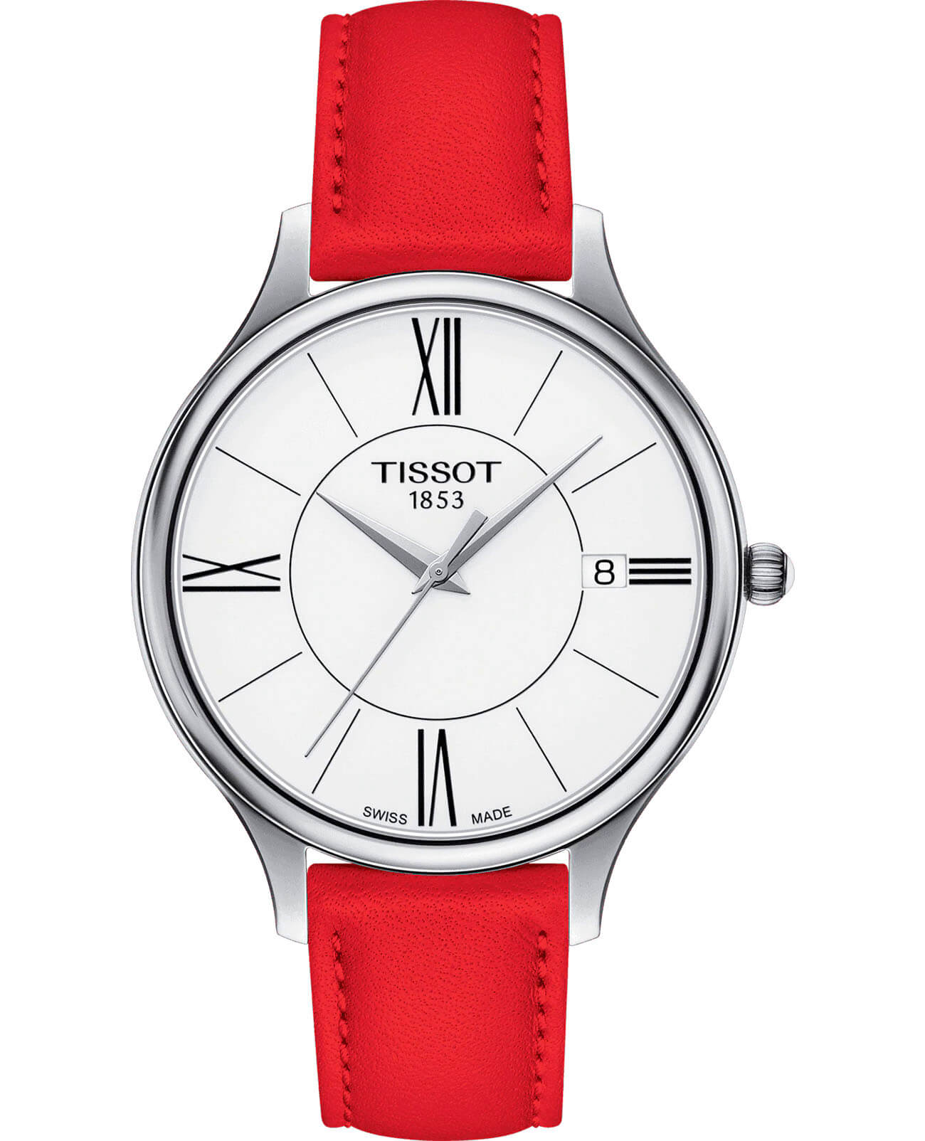 Tissot Tissot Bella Ora Round T103.210.16.018.00 женские часы белый циферблат на запястье