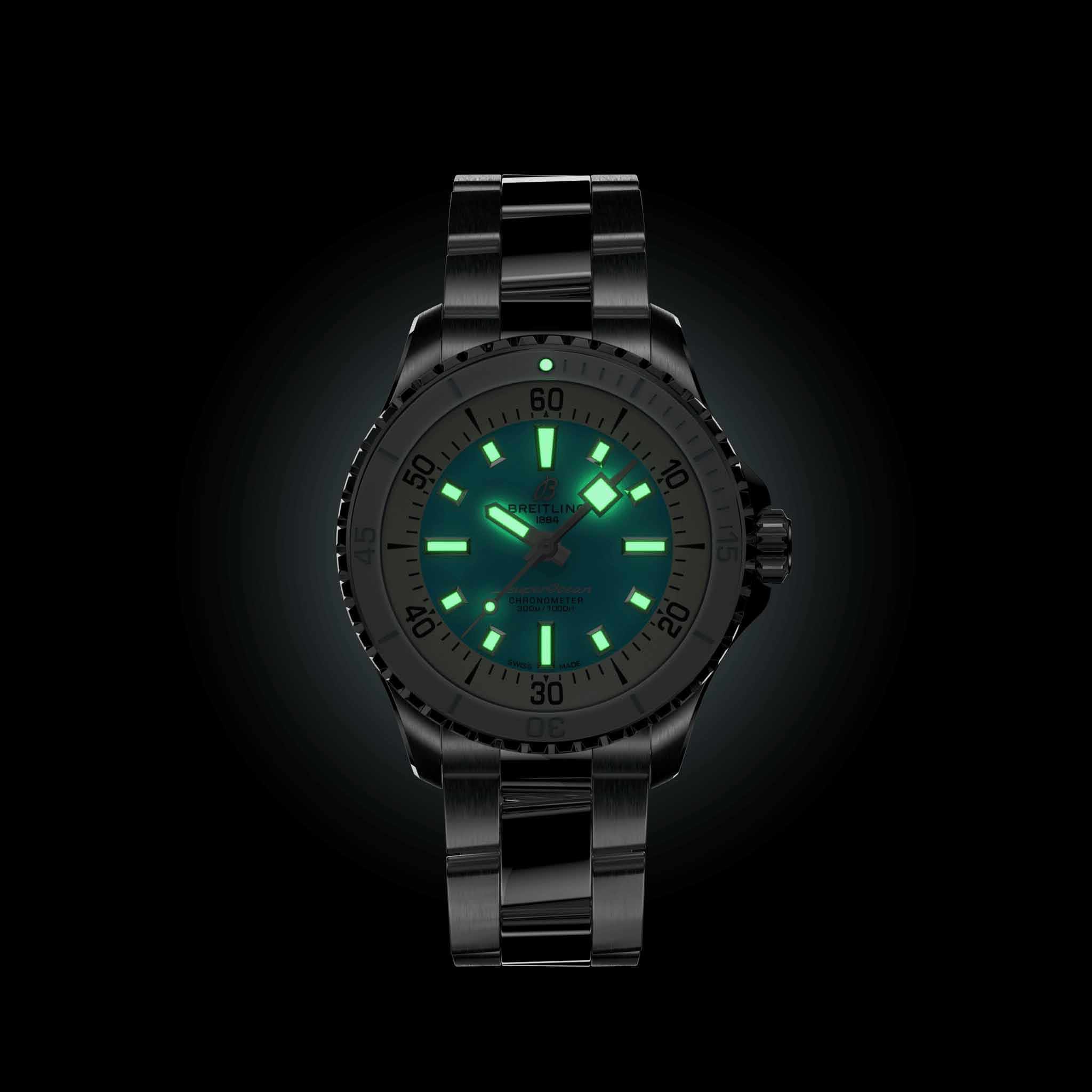 Оригинальные часы Breitling Breitling Superocean Automatic 36 A17377211C1A1 механические калибр механизма breitling 17 общий вид