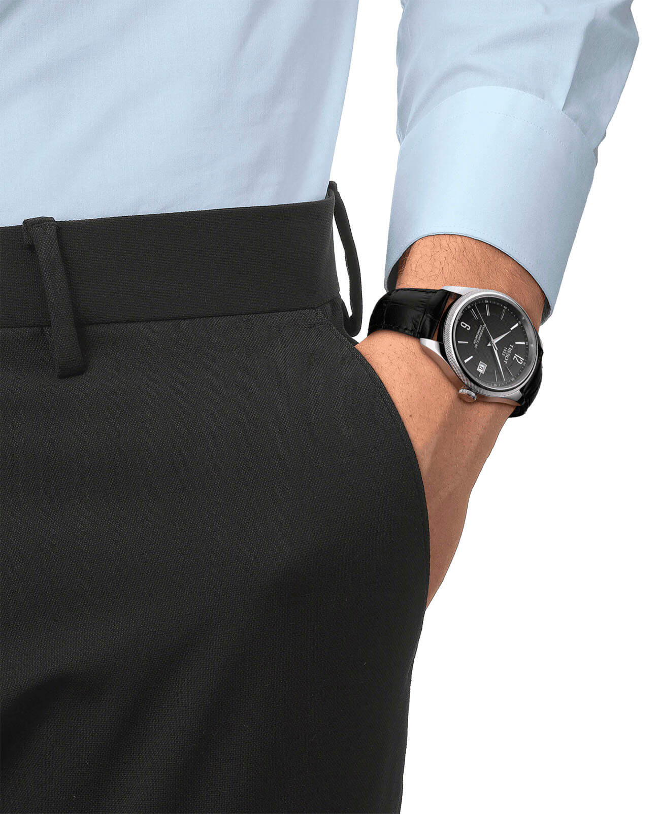 Tissot Tissot Ballade Powermatic 80 COSC T108.408.16.057.00 Ballade, наручные мужские часы фото под углом