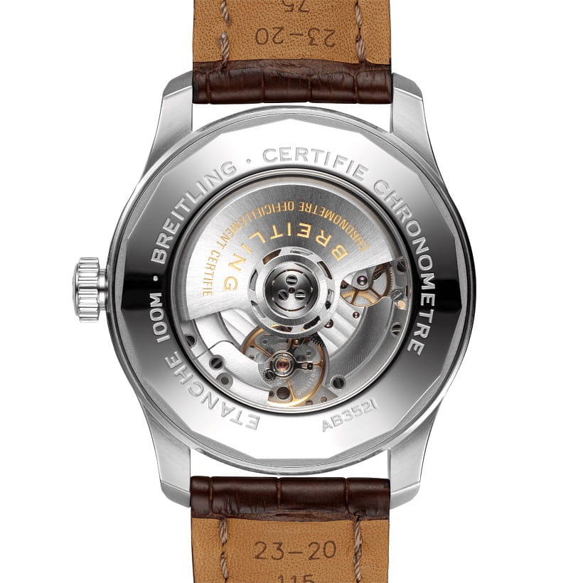 Оригинальные часы Breitling Breitling Aviator 8 B35 Automatic Unitime 43 AB3521U01G1P3 механические калибр механизма мануфактурный механизм breitling caliber b35 общий вид