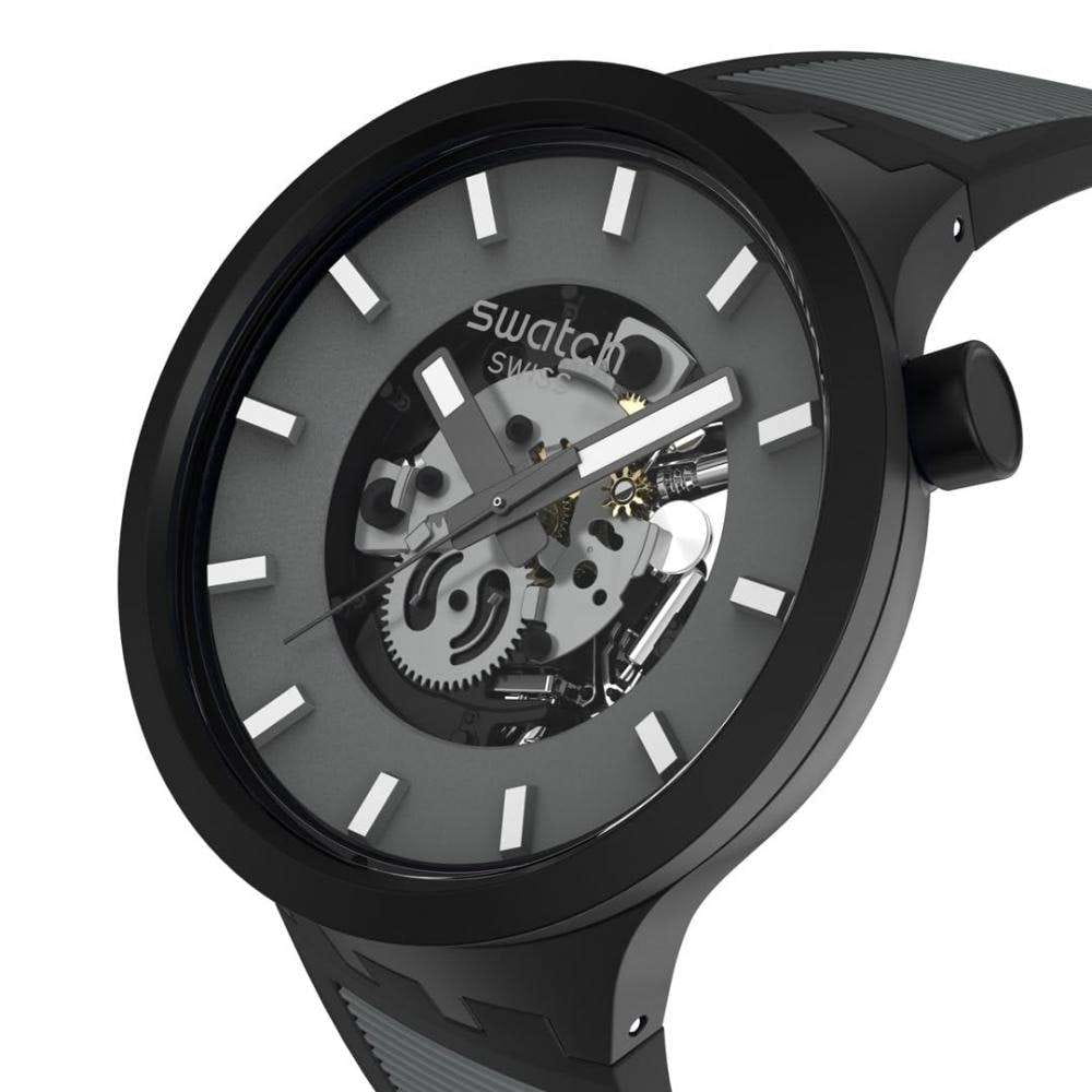 Swatch Swatch Big Bold Biosourced Lacquered SB05B113  — детали корпуса и биоматериал
