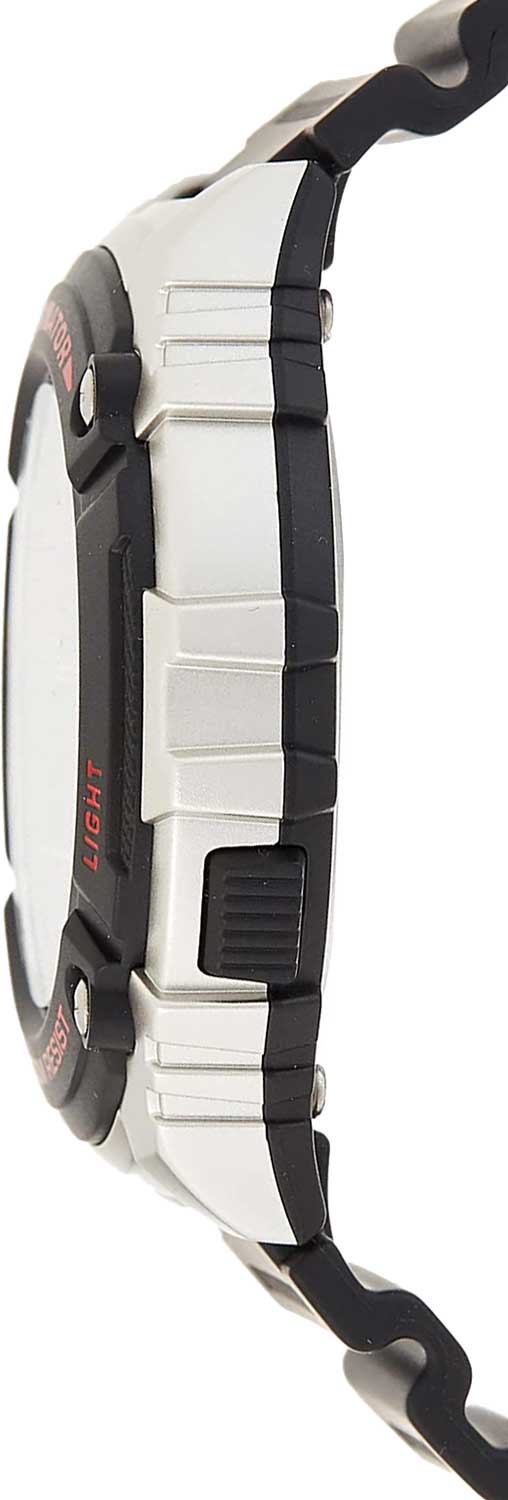 Casio Casio Collection W-216H-1C, collection япония мужские часы на браслете пластик боковой вид